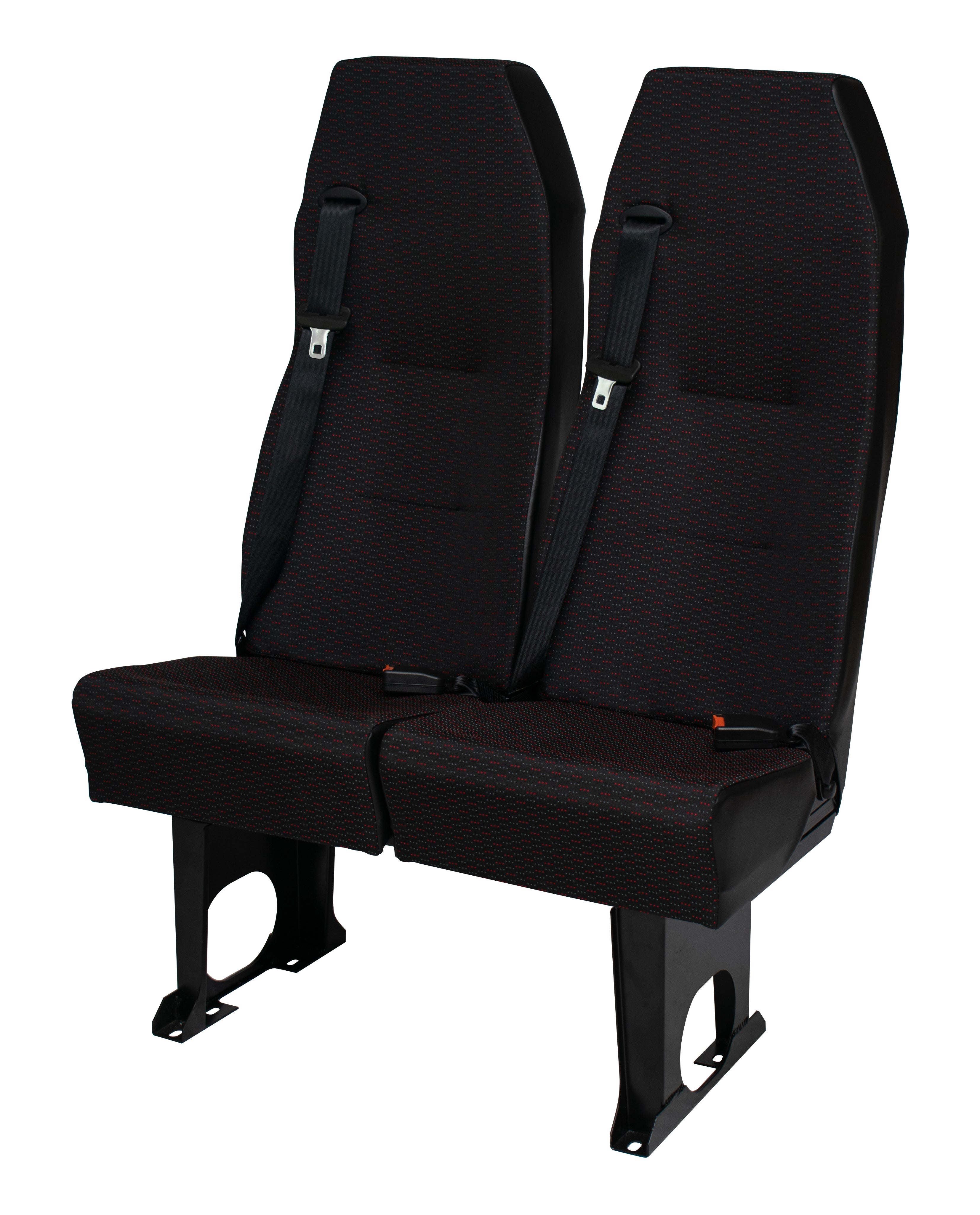 A1 Double High Back Crash Tested Van Minibus Coach Seating