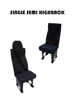 A1 Single Semi-High Back Rear Van Seat thumbnail