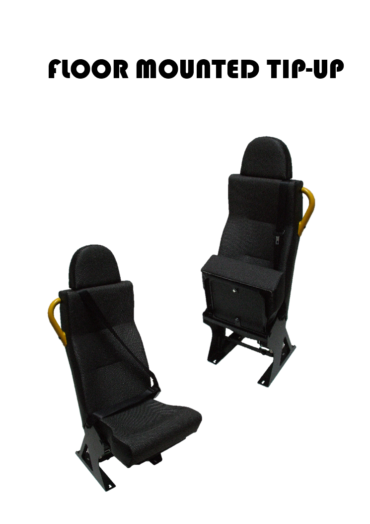 A1 Single Floor Mounted Fold-up Van Seat