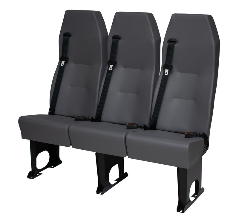 A1 Triple High Back Crash Tested Van Minibus Coach Seating