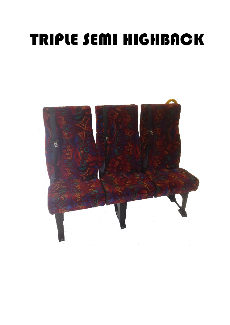 A1 Triple Crash Tested Van Minibus Coach Seating