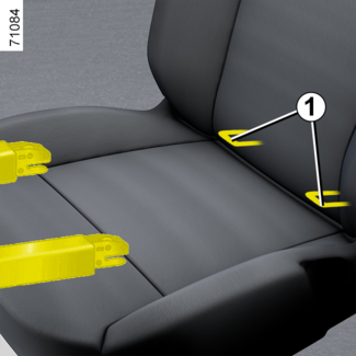 A1 IsoFix Child Seat Mounting Bracket