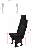 A1 Single Semi-High Back Rear Van Seat thumbnail