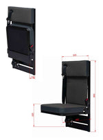 A1 Wall Mounted Foldaway Occasional Taxi Seat. thumbnail
