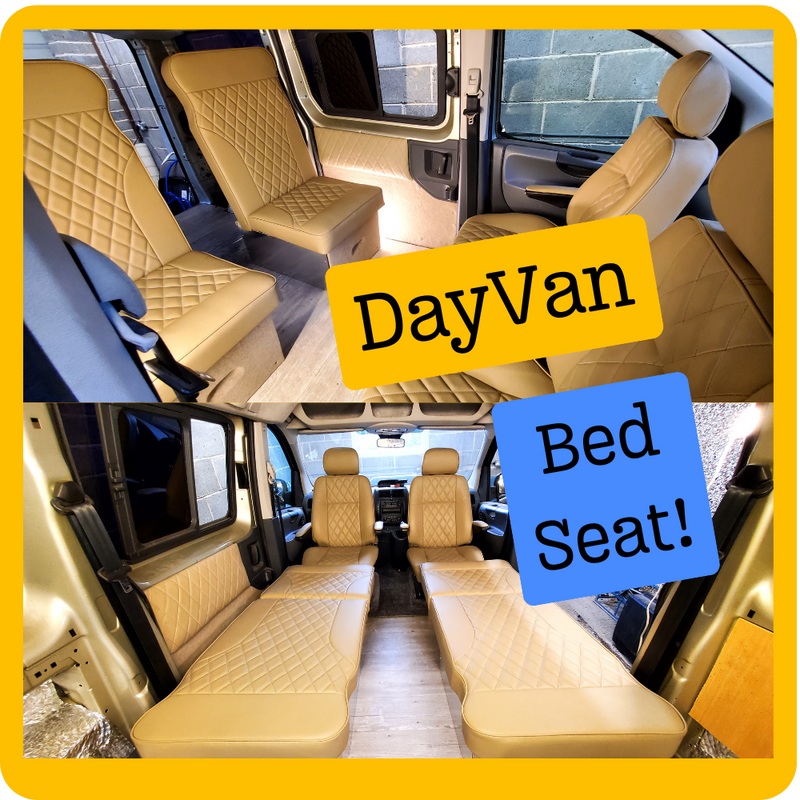 DSS2 Day Van - Single Van Bed Seat (connects to front van seats)