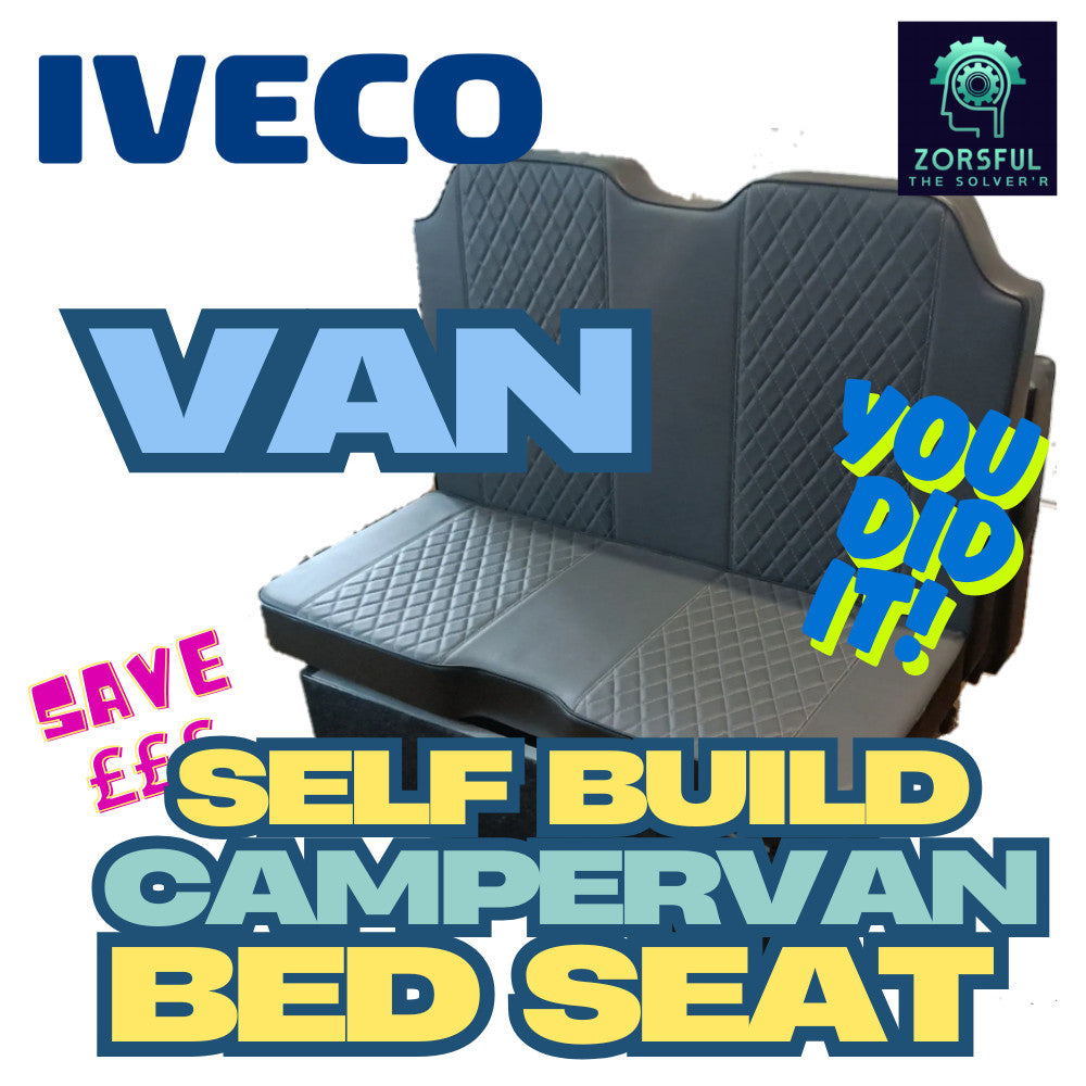 CVB1 Iveco Daily  etc universal  Self build Campervan Fold-out Bed Seat