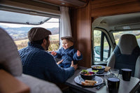 LT1 Save on Self Build Camper Van Folding, Swivelling, Extending Removable Table
