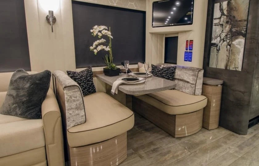LT1 Save on Self Build Camper Van Folding, Swivelling, Extending Removable Table