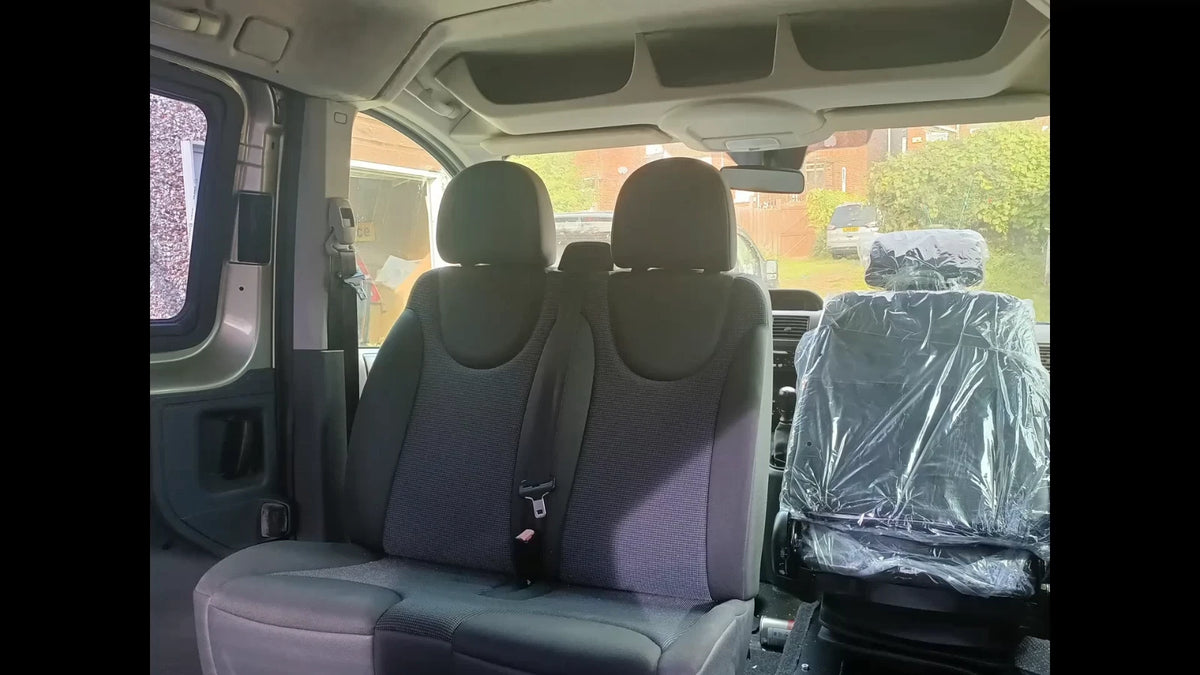 DS1 Toyota ProAce double Van seat swivel. Here's how to rotate it for less.