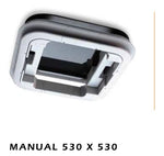 Low profile Slimline Camper Van Pop-up Roof Skylight Vent Moon Roof Escape Hatch thumbnail