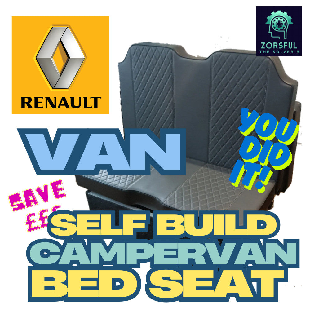 CVB1 Renault Trafic, Master universal  Self build Campervan Fold-out Bed Seat