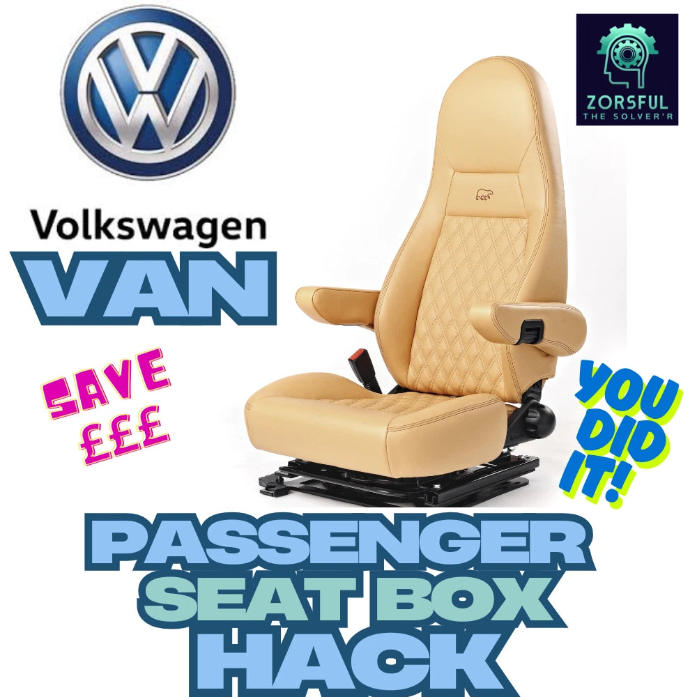 DSB1 VW Transporter Crafter Passenger Single Seat Box Campervan Conversion Guide