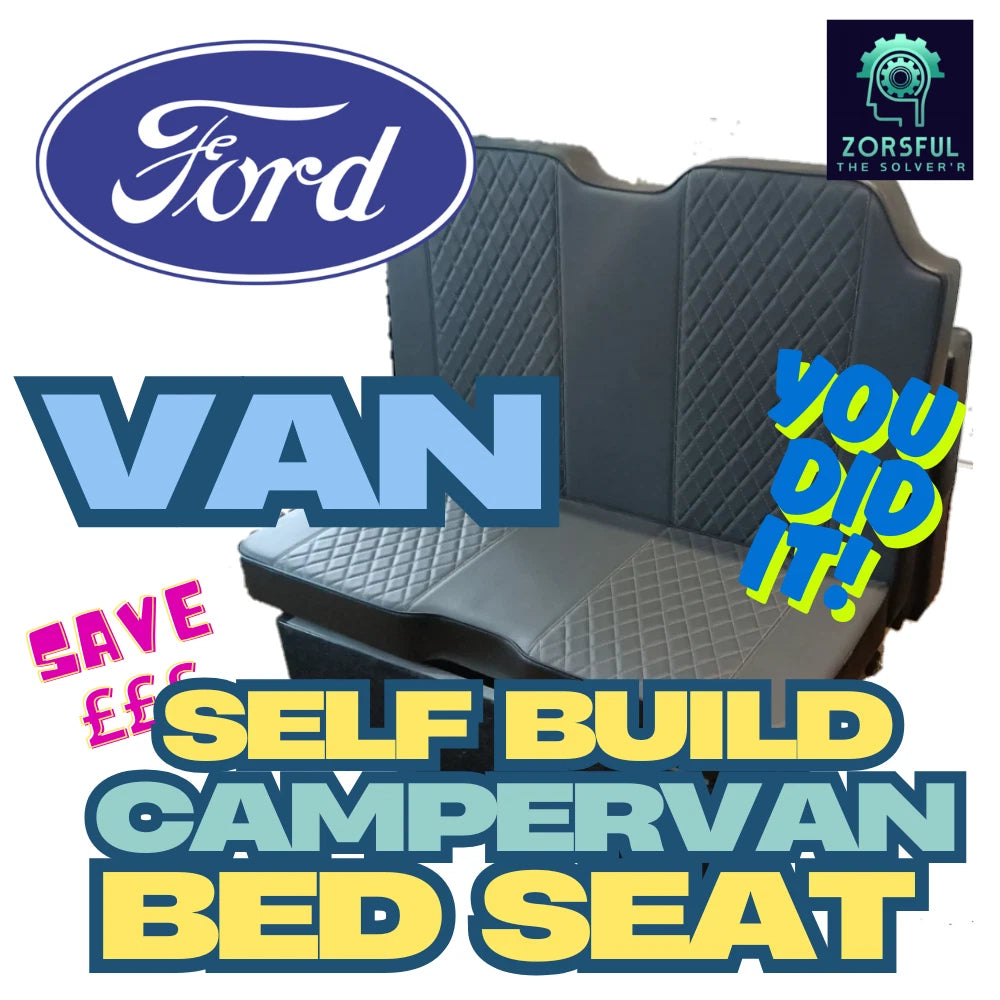 CVB1 Ford Custom and Transit universal Self build Campervan Fold-out Bed Seat