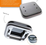 Low profile Slimline Camper Van Pop-up Roof Skylight Vent Moon Roof Escape Hatch thumbnail