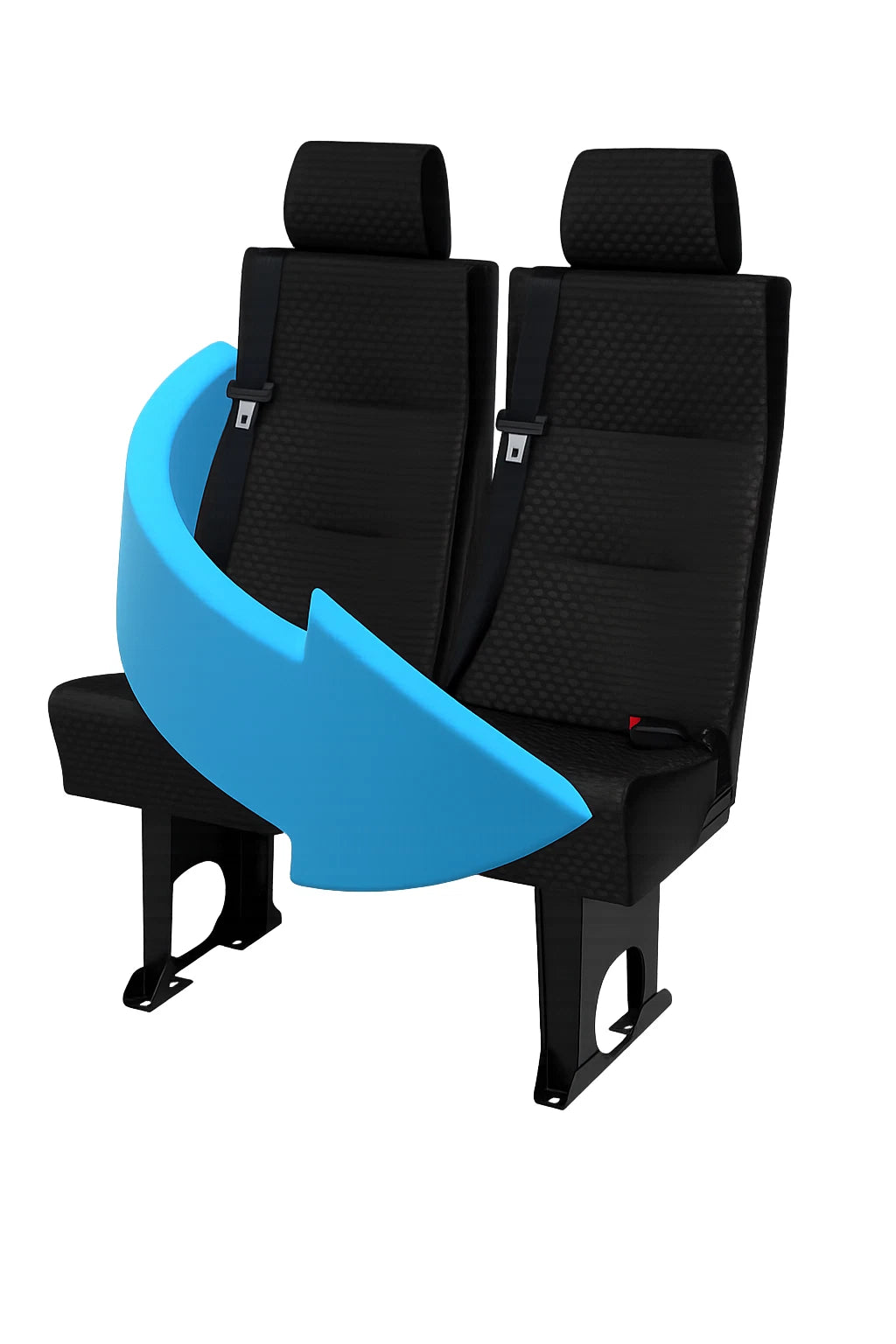 DS1 Passenger Swivel Seat Base PLAN- Boxer Ducato Relay Jumper Movano Promaster