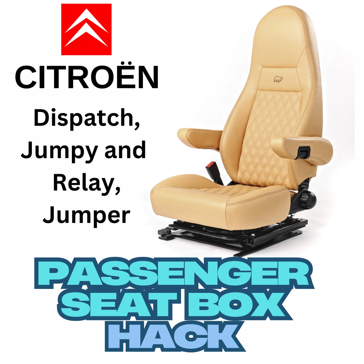 DSB1 Cit Relay Dispatch Passenger Single Seat Box Campervan Conversion Guide