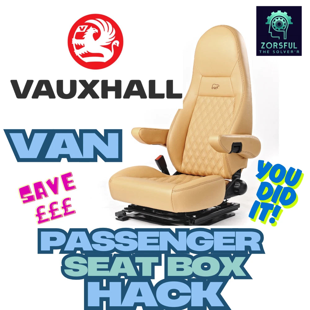 DSB1 Vaux Vivaro Movano Passenger Single Seat Box Campervan Conversion Guide