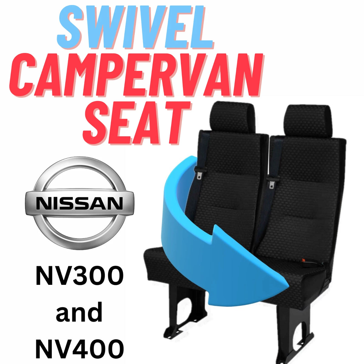 DS1 Niss NV300, NV400 double Van seat swivel. Here's how to rotate it for less.