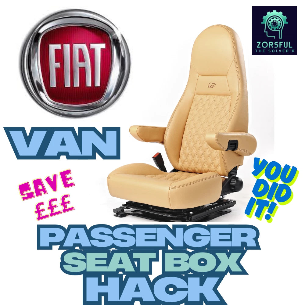 DSB1 Fiat Ducato Scudo etc Passenger Single Seat Box Campervan Conversion Guide