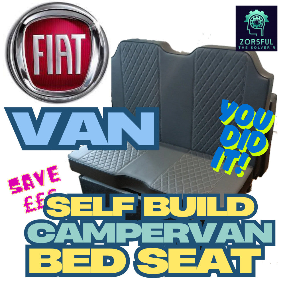 CVB1 Fiat Ducato Scudo etc universal  Self build Campervan Fold-out Bed Seat