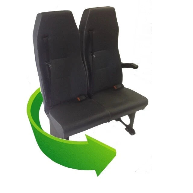 DS1 Fiat Scudo, Ducato double seat swivel. Here's how to rotate it for less.