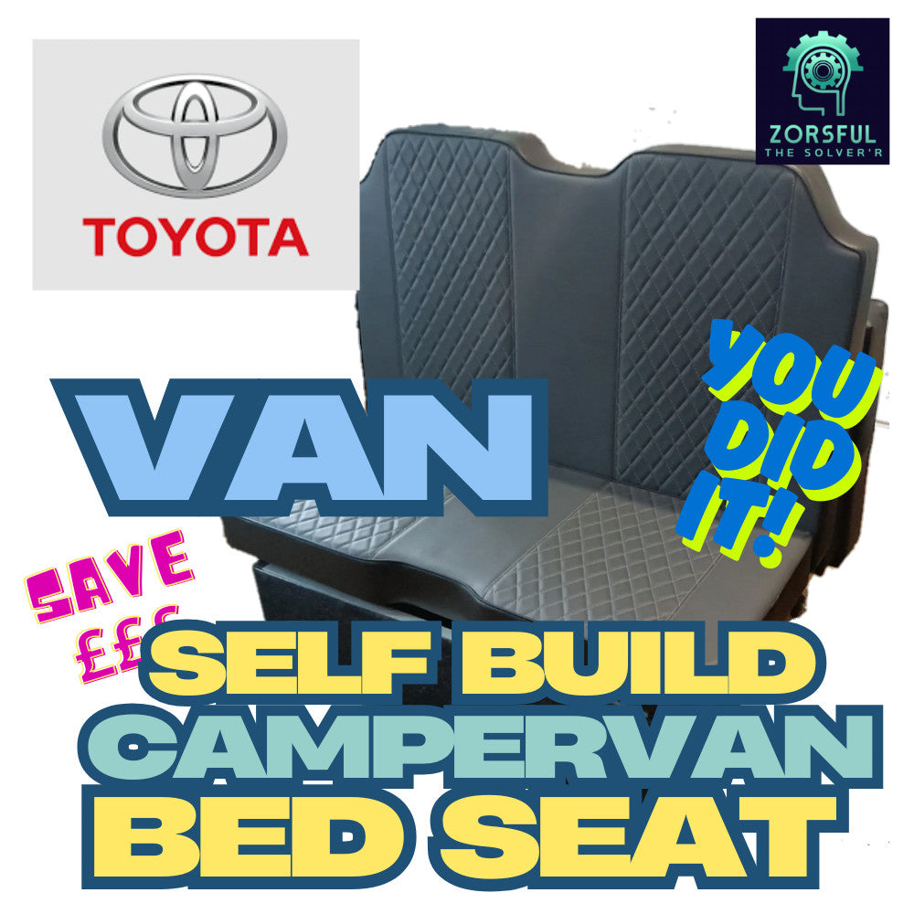 CVB1 Toyota ProAce HiAce  universal  Self build Campervan Fold-out Bed Seat