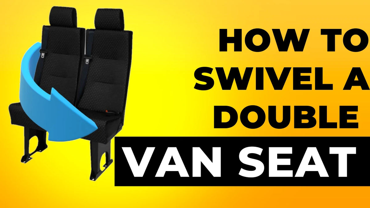 DS1 Toyota ProAce double Van seat swivel. Here's how to rotate it for less.